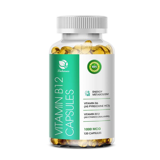 Vitamin B12 Capsule 5000 mg Methyl B12 Supports Healthy Mood, Energy, Heart & Eye Brain & GI Tract Health