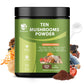 14 in 1 Mushroom Powder for Coffee Cooking, 8oz Mushroom Supplement with Lions Mane, Chaga, Reishi, Turkey Tail, Cordyceps Mushroom Extract Powder, etc, Mushrooms Blend for Immune Brain Energy