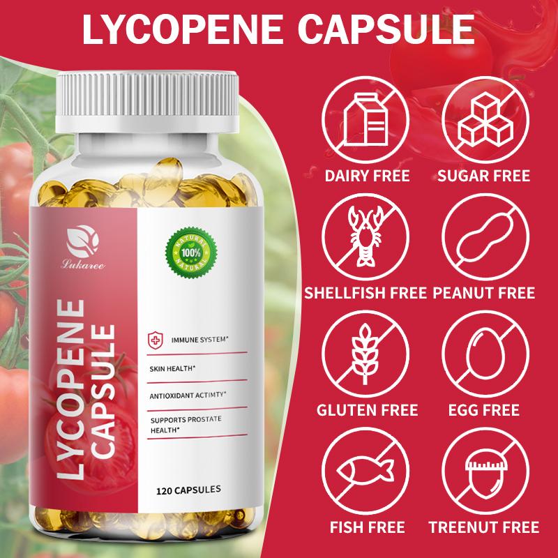 LUKAREE Lycopene Capsule for Men Prostate,Promote Prostate & Urinary Tract Health Support Enhance Immunity Urinary System Gealth