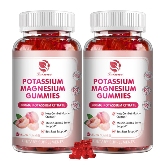 Potassium Magnesium 200MG Gummies 2 Packs