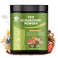 14 in 1 Mushroom Powder for Coffee Cooking, 8oz Mushroom Supplement with Lions Mane, Chaga, Reishi, Turkey Tail, Cordyceps Mushroom Extract Powder, etc, Mushrooms Blend for Immune Brain Energy