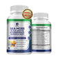 Irish Sea Moss Capsules with Black Seed Oil, Ashwagandha, Burdock Root, Bladderwrack, Ginger, Vitamin C & D3, 120 Caps