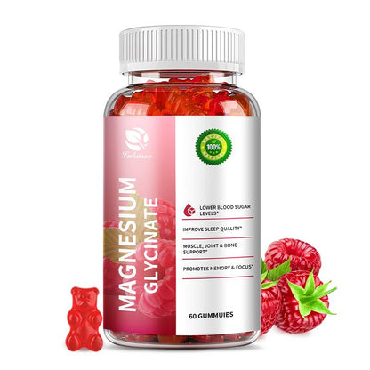 Magnesium Glycinate Advanced Complex Gummies Support Optimal Sleep &Digestive Regularity Promotes Calm & Focus Muscle Relaxation